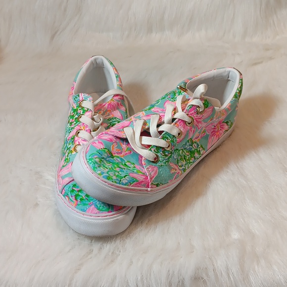 Lilly Pulitzer Abigail Sneaker Sz 10M - Picture 9 of 12